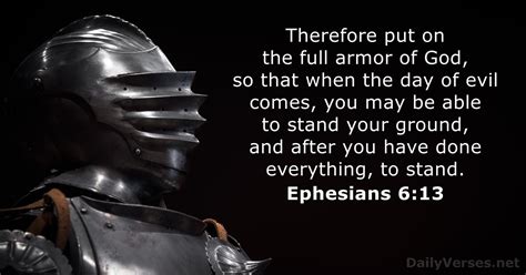 Ephesians 6:13 .